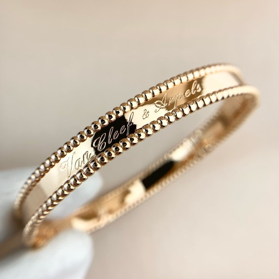 [LUXE]CLOVER PERLEE BRACELET SIGNATURE ENGRAVING SERIES